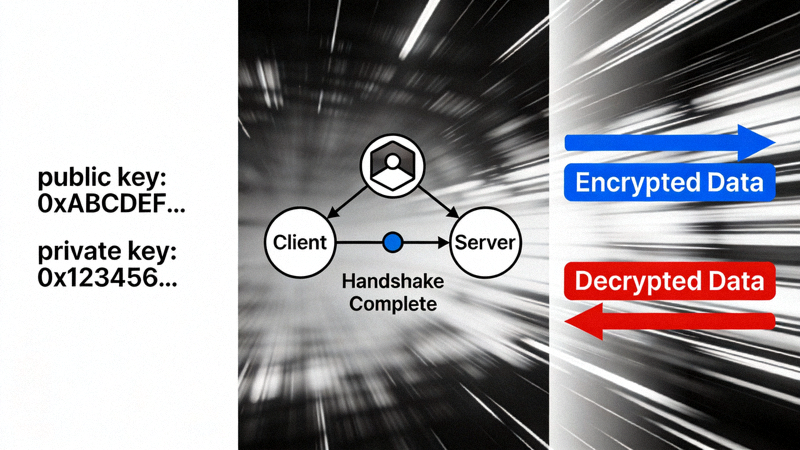 WireGuard协议工作原理示意图：简洁的代码与高速数据传输流